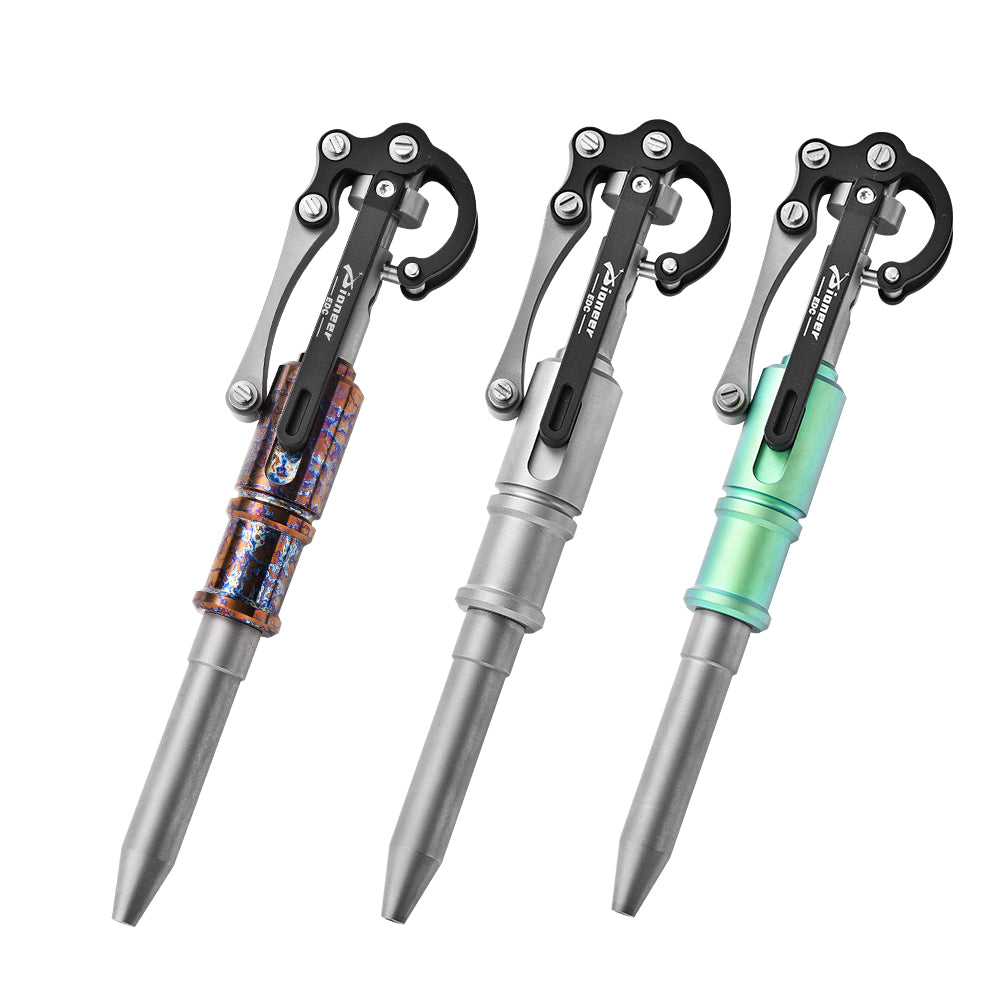 PioneerEDC Luxury Multi-Functional Titanium Alloy Tactical Pen Outdoor Decompression EDC with Camping & Hiking Features Gifts