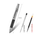 New Titanium Alloy Tactical Survival Pen Self-Defense Multifunction Ballpoint Outdoor Bolt Action Tool