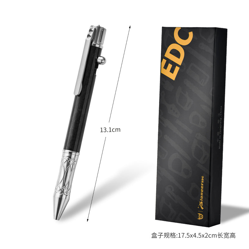 High Quality Titanium Utility Fountain Pen Tungsten Steel Metal with Glass Breaker for Office Use for Camping & Hiking