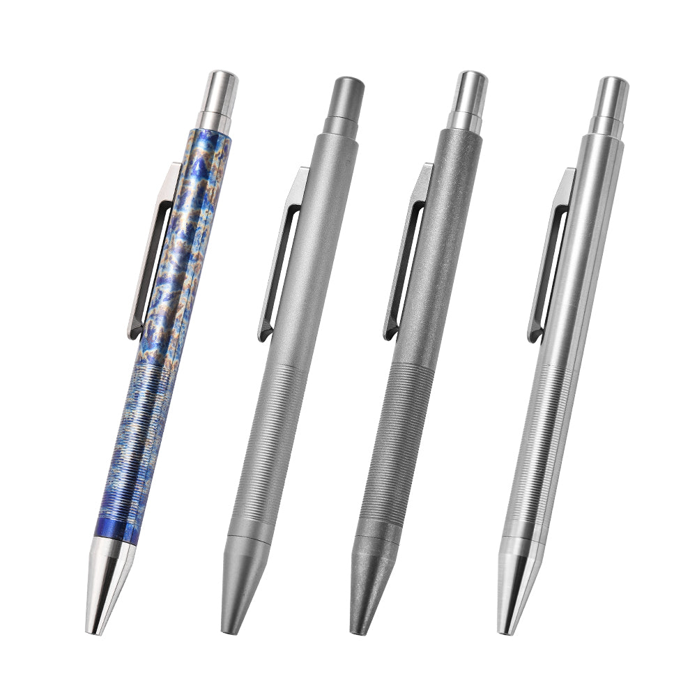 Factory Direct Titanium Alloy Tactical Pen Self-Defense Pocket Pen with Tungsten Steel Head for Camping & Hiking