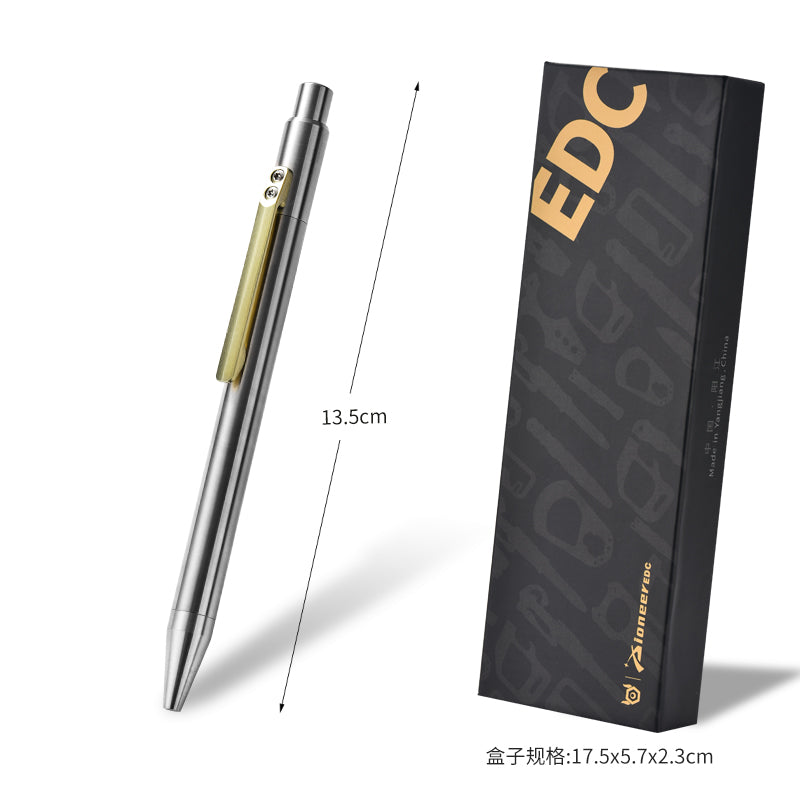 Pioneeredc Titanium Alloy Tactical Self-Defense Multi-Functional Gravity Safety Pen for Outdoor Use Customization Outdoor Tool