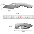 PioneerEDC 2026 New Design Tactical Titanium M390 Industrial Grade Edc Camping Collectable Folding Pocket Knife OEM 3-Year