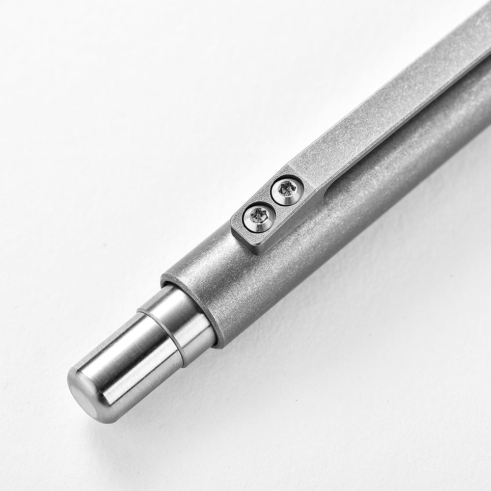 Factory Direct Titanium Alloy Tactical Pen Self-Defense Pocket Pen with Tungsten Steel Head for Camping & Hiking