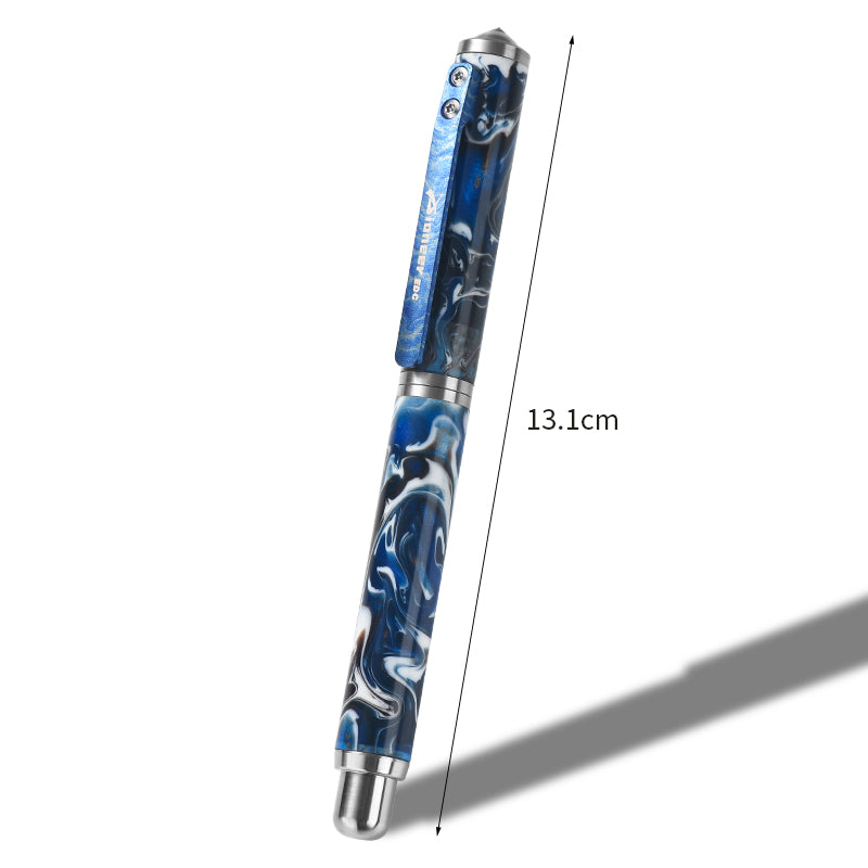 Titanium Alloy Outdoor Self-defense Window-breaking Tactical Pen; Portable Multi-functional Resin Ballpoint Pen Perfect Gifting