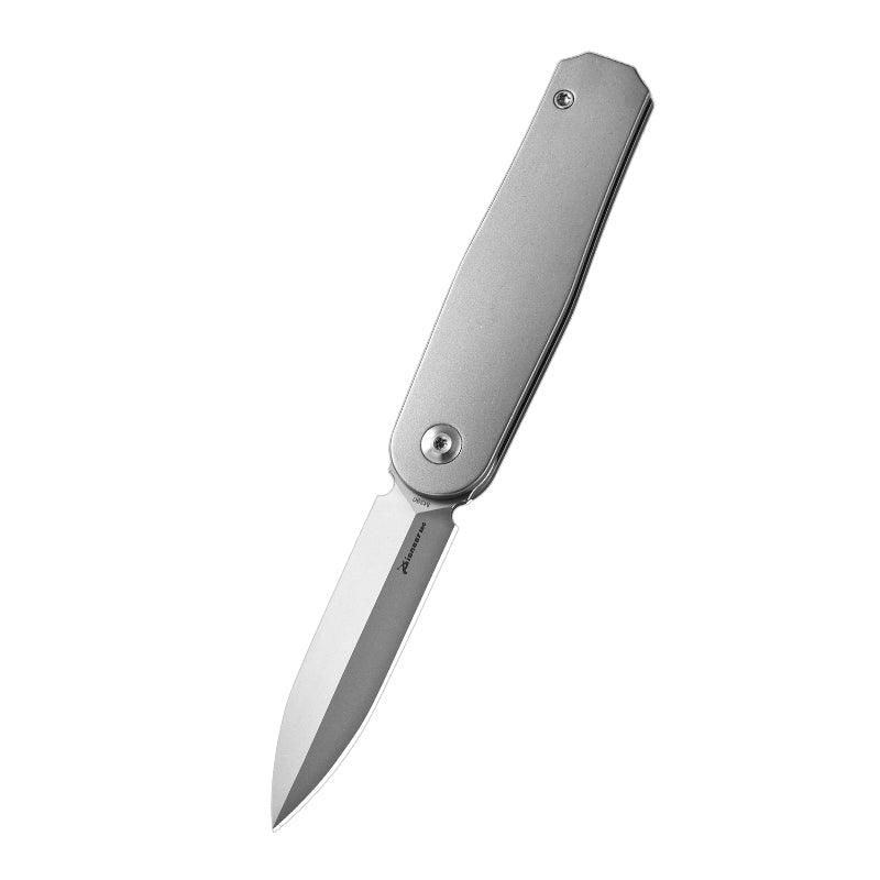 PioneerEDC M390 Blade Pocket Knife Premium TC4 Titanium Folding Knife EDC Tactical Knife for Outdoor Survival