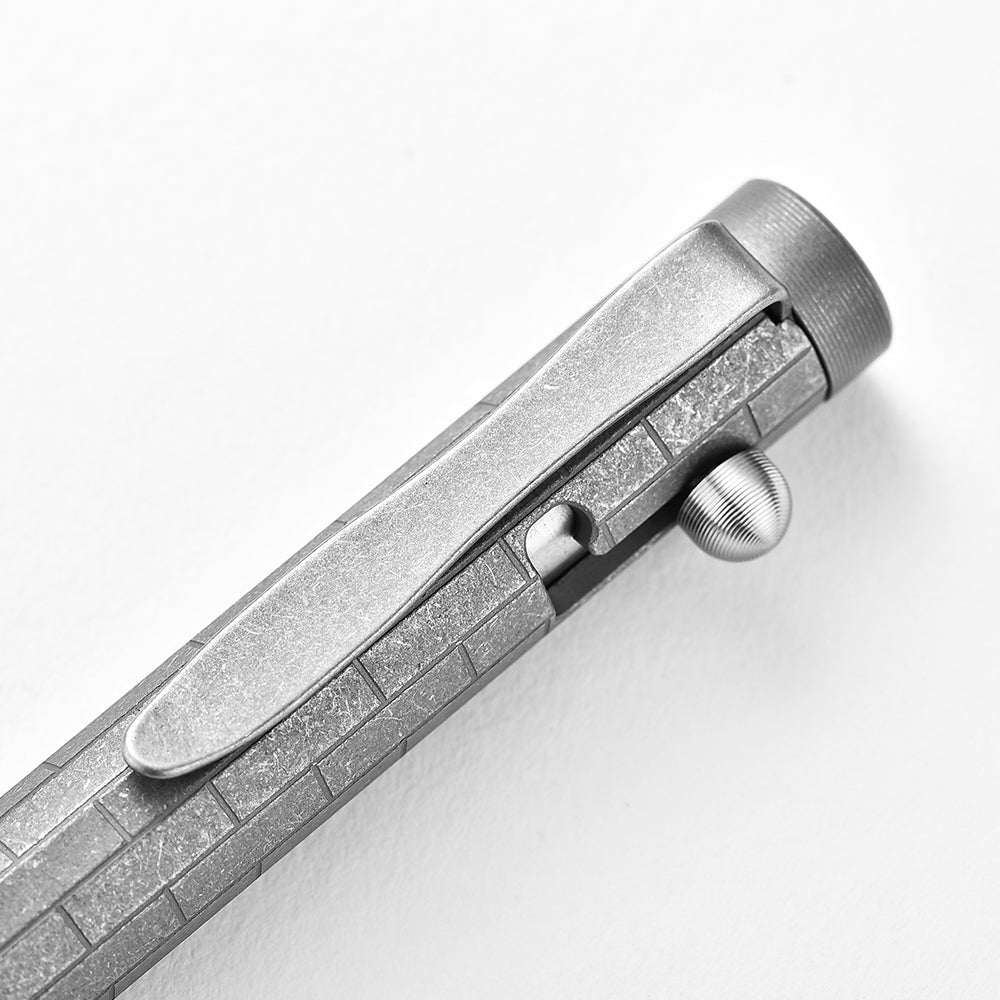 Titanium Tactical Pen Custom Outdoor Utility tool Self-Glass Breaker Defender with Safety & Survival Features Travel Gift