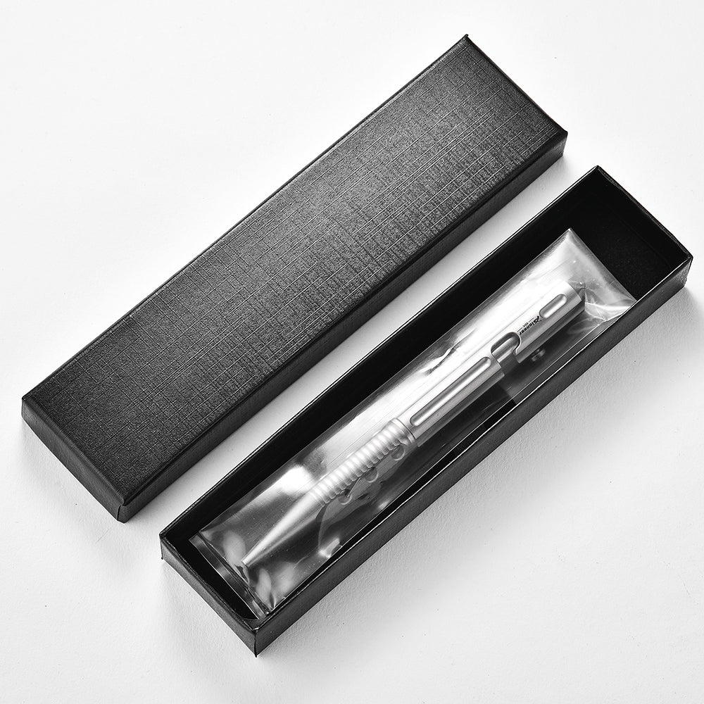 2026 Custom Logo Titanium Alloy Tactics Pen Outdoor Tungsten Steel Window Breaking Tool for Camping Hiking Neutral Business