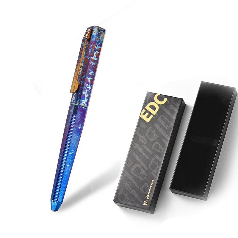 2026 Titanium Alloy Luxury Tactical Pen for Self-Defense Premium Multifunctional Tungsten Steel Head for Casual Climbing Tours