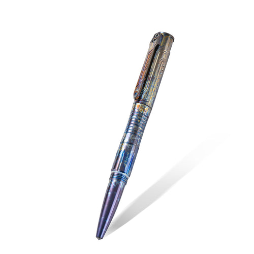 PioneerEDC  Pure Titanium Alloy Tactical Pen for Men Outdoor Self-Defense Signature Pen Bolt-Broken Window Camping & Hiking Tool