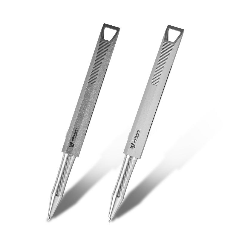 PioneerEDC Titanium Alloy Multi-Tool Pen Retractable Tactical EDC for Outdoor Climbing Tours Promotional Mini Camping Pen