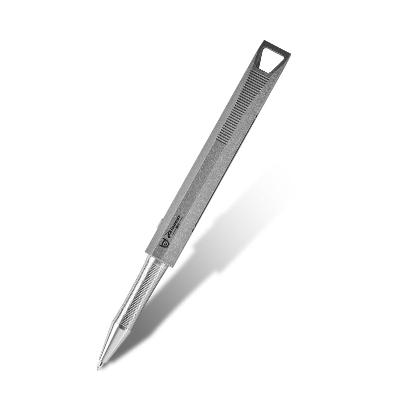 PioneerEDC Titanium Alloy Multi-Tool Pen Retractable Tactical EDC for Outdoor Climbing Tours Promotional Mini Camping Pen
