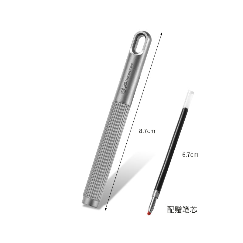 PioneerEDC New Vintage Tactical Pen Portable Handmade Ballpoint Pen Titanium Ballpoint Penself Defence Tactical Pen for Gift