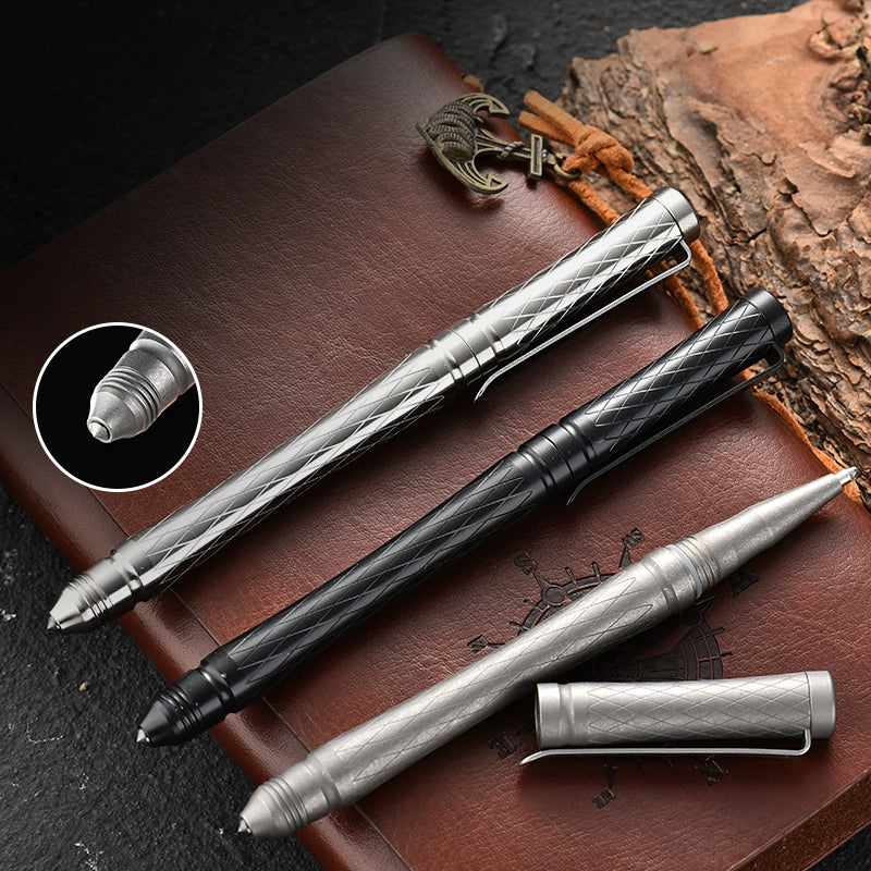 PioneerEDC Titanium Alloy Tactical EDC Pens Tungsten Steel Head MetalTactical Titanium Tools