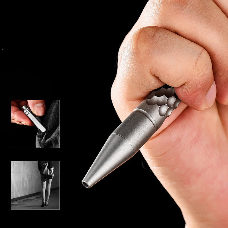 Pioneeredc Factory EDC Titanium Alloy Tactical Pen Stress-Relief Bolt-Action Lightweight High-End Business Signature Pen