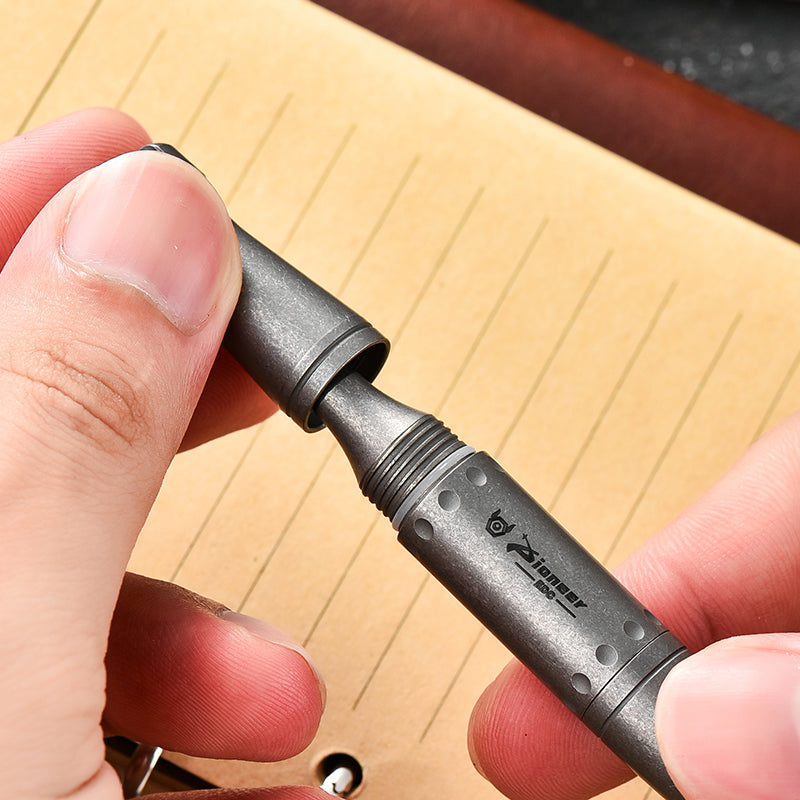PioneerEDC  Custom Multi Function Self Defense Equipment Camping Titanium Tactical Pen EDC Tool