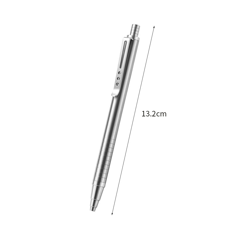 PioneerEDC TC4 Titanium Alloy EDC Pen Casual Lightweight Outdoor Climbing & Business Travel Pen for Camping & Hiking