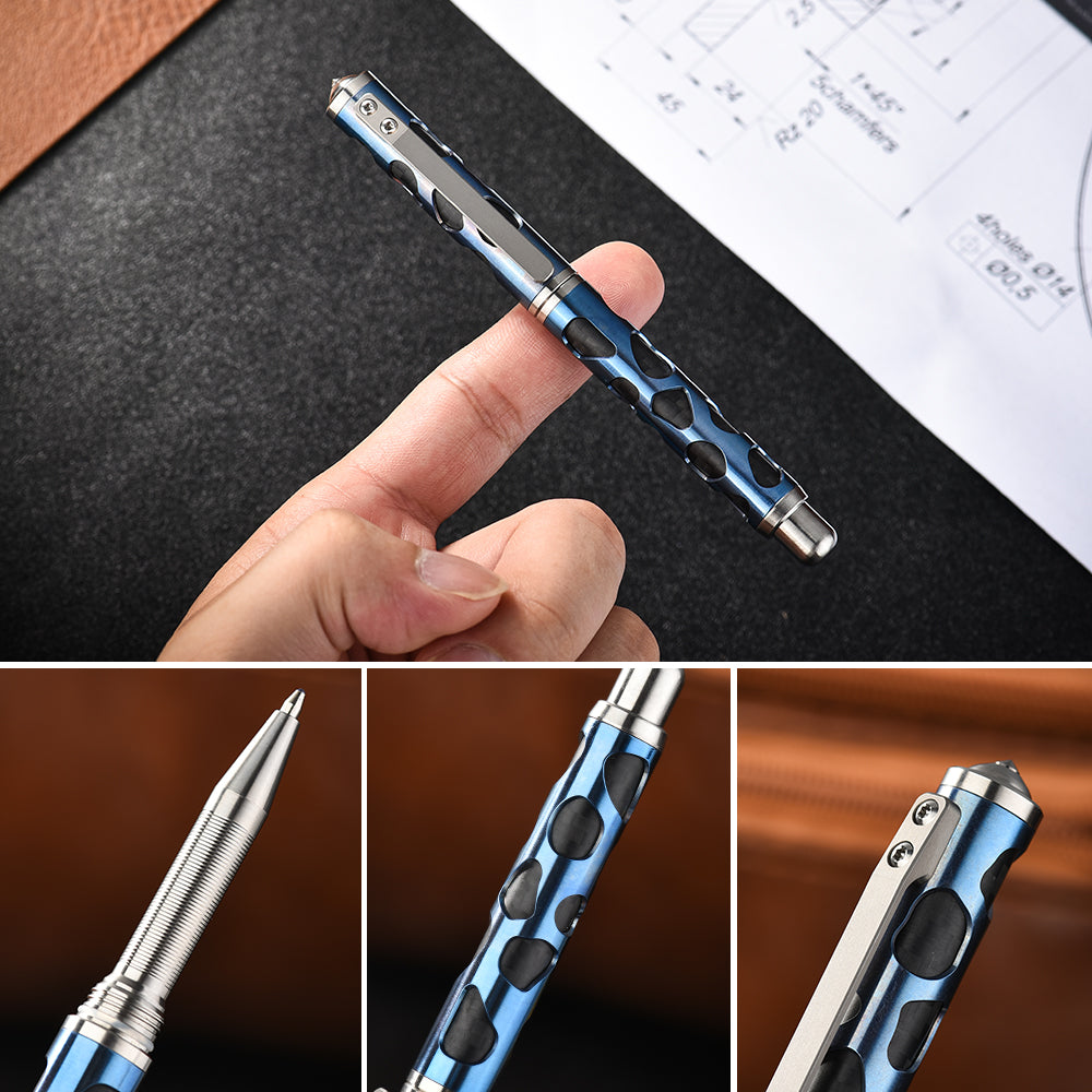 Portable Tungsten Steel Self-Defense Pen Glass Breaker for Outdoor Sports Emergency Tactical Equipment for Camping Hiking