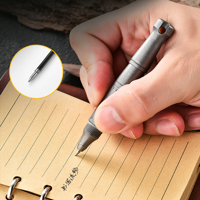 PioneerEDC  Custom Multi Function Self Defense Equipment Camping Titanium Tactical Pen EDC Tool