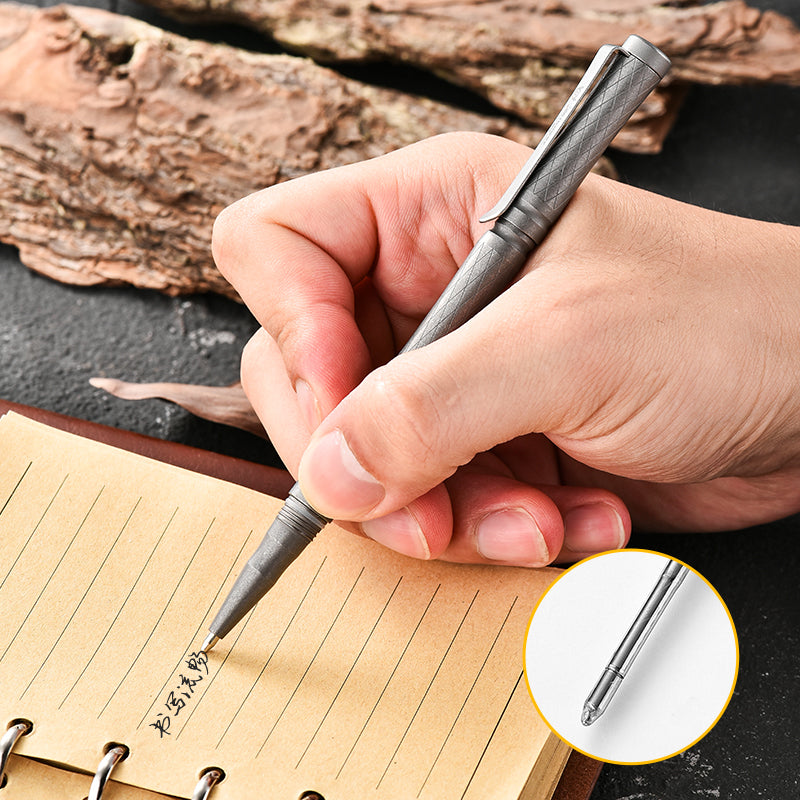 PioneerEDC Titanium Alloy Tactical EDC Pens Tungsten Steel Head MetalTactical Titanium Tools