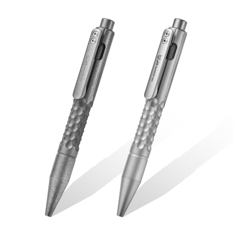 Pioneeredc Factory EDC Titanium Alloy Tactical Pen Stress-Relief Bolt-Action Lightweight High-End Business Signature Pen