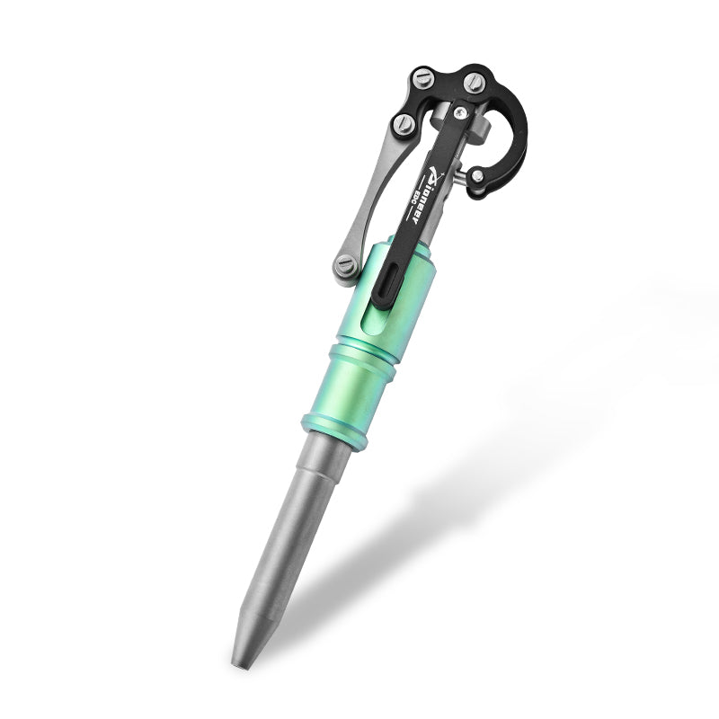 PioneerEDC Luxury Multi-Functional Titanium Alloy Tactical Pen Outdoor Decompression EDC with Camping & Hiking Features Gifts
