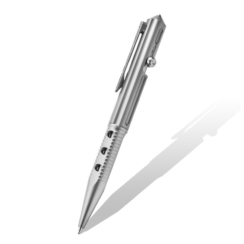 2026 Custom Logo Titanium Alloy Tactics Pen Outdoor Tungsten Steel Window Breaking Tool for Camping Hiking Neutral Business