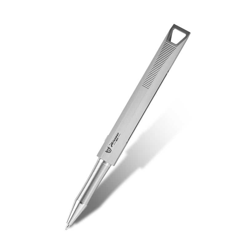 PioneerEDC Titanium Alloy Multi-Tool Pen Retractable Tactical EDC for Outdoor Climbing Tours Promotional Mini Camping Pen