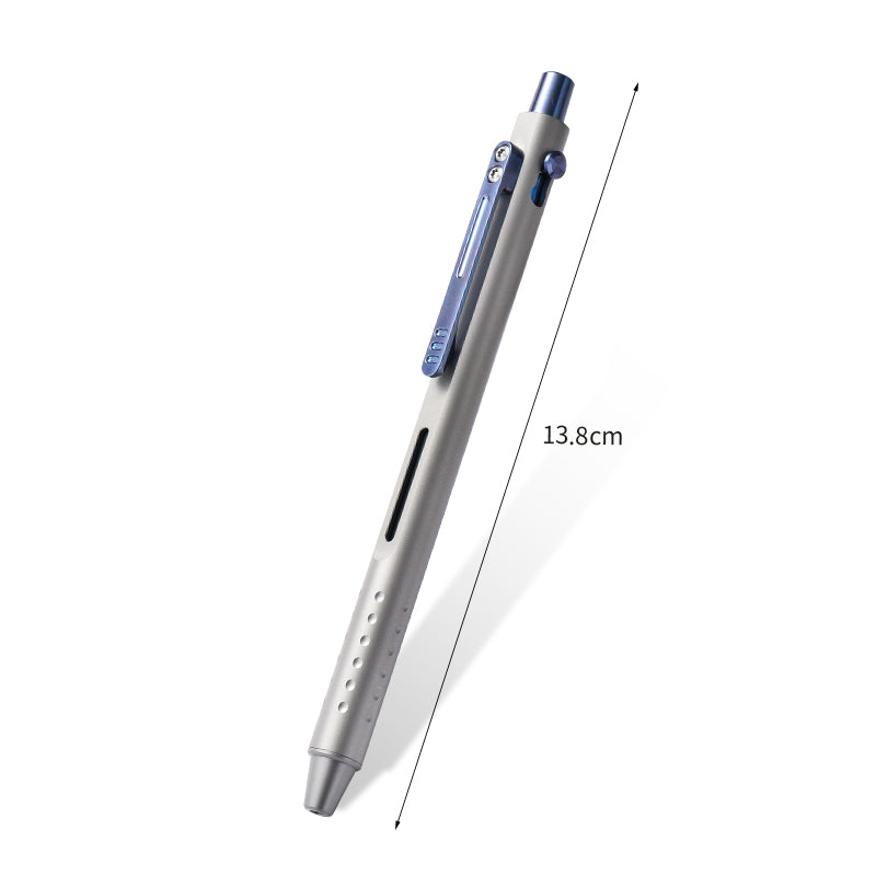 PioneerEDC Titanium Alloy Tactical Pen CNC One-Piece Molding Multi-Functional Outdoor Tool EDC Colorful Ballpoint Pen