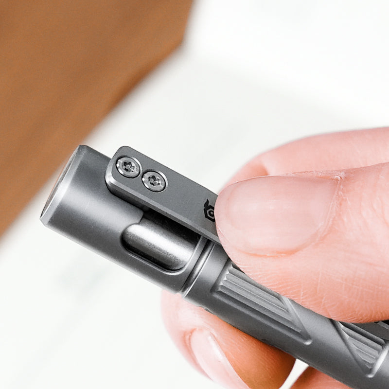 PioneerEDC  Factory Wholesale New Titanium Alloy Tactical Metal Pen Titanium Edc Pen Business High-End Gift
