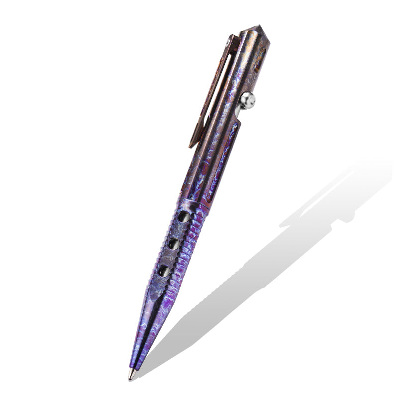2026 Custom Logo Titanium Alloy Tactics Pen Outdoor Tungsten Steel Window Breaking Tool for Camping Hiking Neutral Business