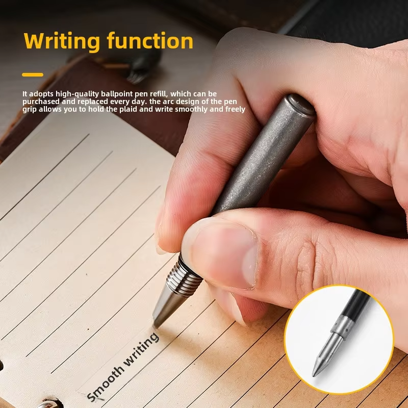 Pioneeredc Titanium Alloy Multi-Tool Pen New Style Tactical EDC for Outdoor Camping Survival Mini Pen for Promotional Purpose