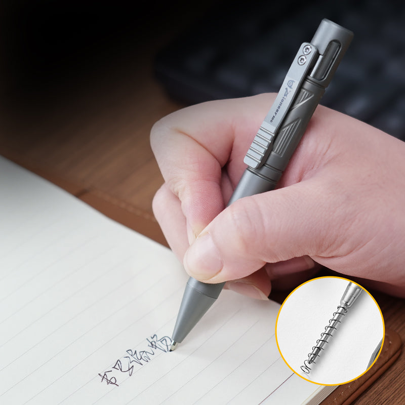 PioneerEDC  Factory Wholesale New Titanium Alloy Tactical Metal Pen Titanium Edc Pen Business High-End Gift