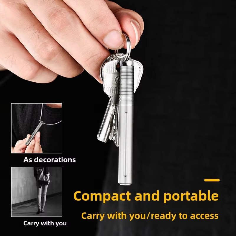 Pioneeredc Titanium Alloy Multi-Tool Pen New Style Tactical EDC for Outdoor Camping Survival Mini Pen for Promotional Purpose