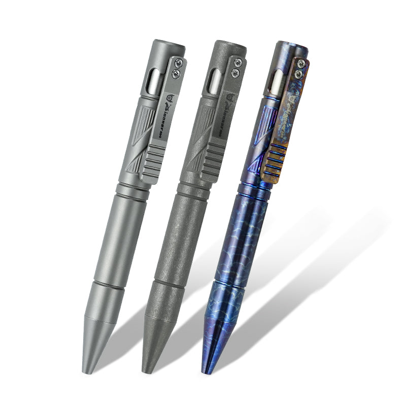 PioneerEDC  Factory Wholesale New Titanium Alloy Tactical Metal Pen Titanium Edc Pen Business High-End Gift