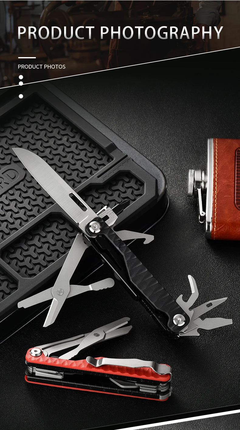 Outdoor DIY OEM G10 Handle Tactical Heavy Duty Camping Portable Defense Multifunctional EDC High Hardness Metal Knife