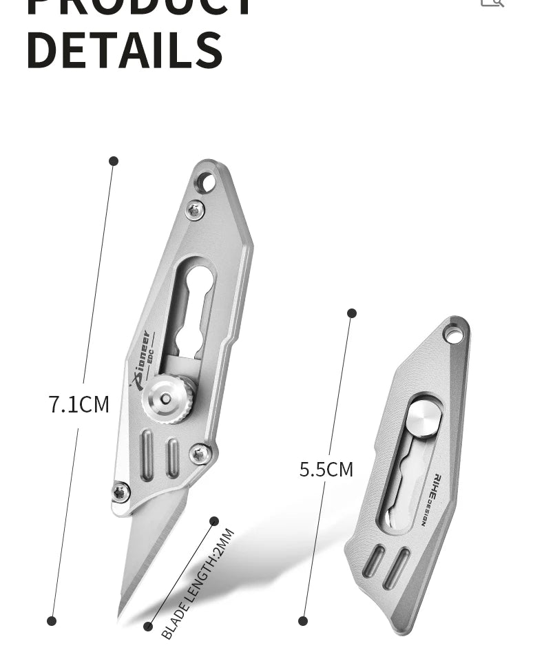 PioneerEDC Small Knife Hot Sale Outdoor Portable Mini EDC Key Accessory Pocket Knife Outdoor EDC Gadgets