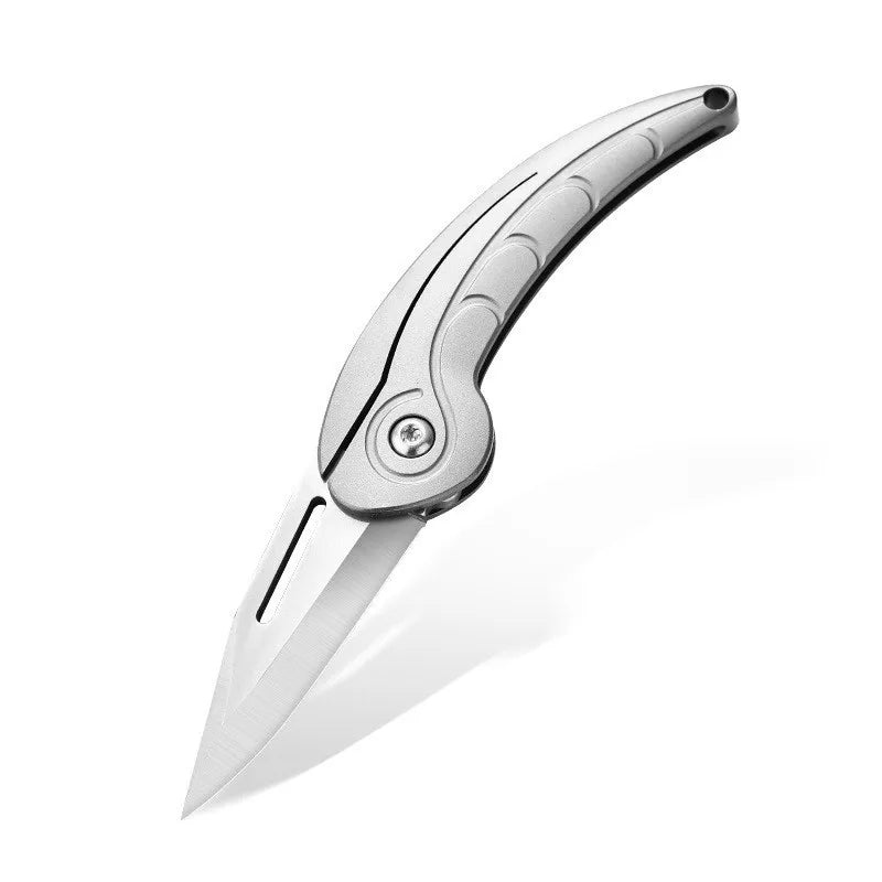 PioneerEDC TC4 Titanium Alloy Portable Folding Knife High Hardness Tactical EDC Outdoor Survival Camping Tool OEM Supported