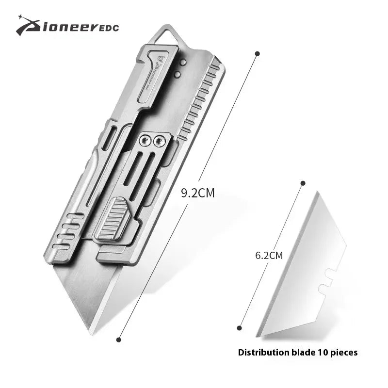 Handmade High-End Portable Outdoor Camping Knives Set New Titanium Alloy Art Knives Survival Tactical Small Utility Knife