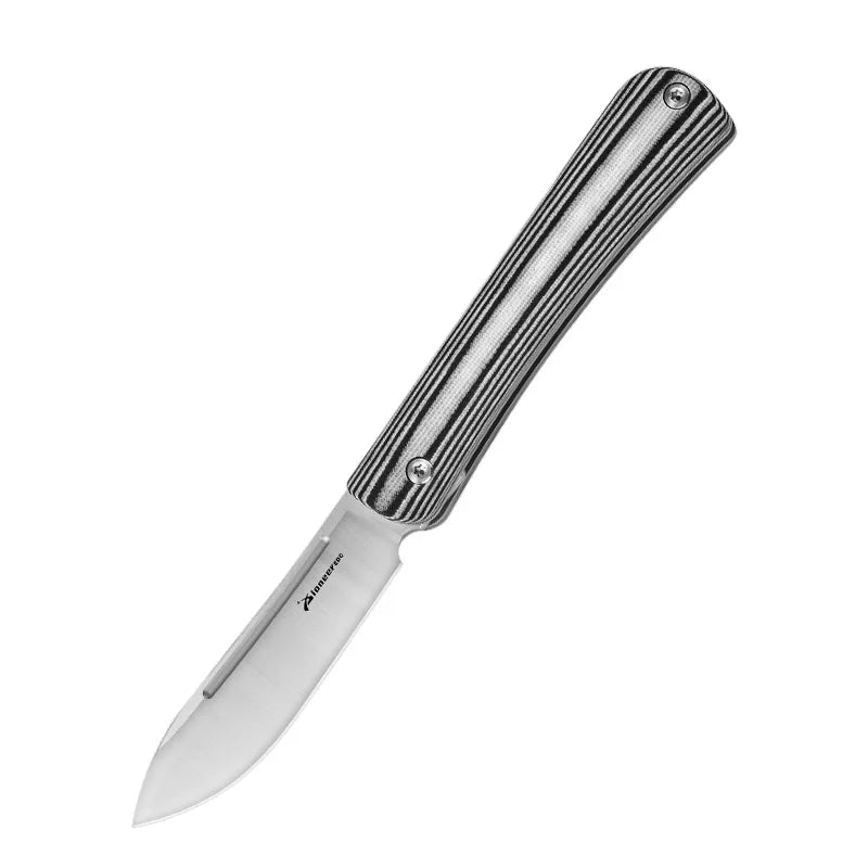 PioneerEDC Portable Camping Survival Self-Defense Folding Knife EDC G10 Handle 14C28N Blade Outdoor Multifunctional