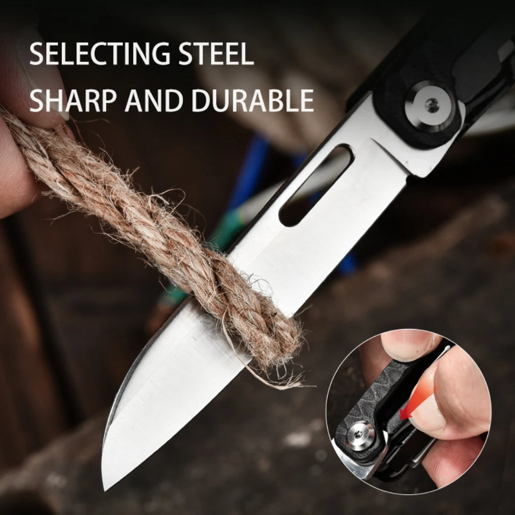 Outdoor DIY OEM G10 Handle Tactical Heavy Duty Camping Portable Defense Multifunctional EDC High Hardness Metal Knife