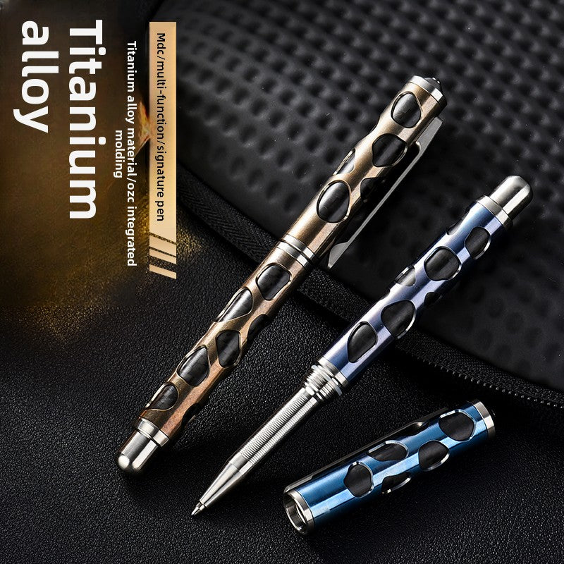 Portable Tungsten Steel Self-Defense Pen Glass Breaker for Outdoor Sports Emergency Tactical Equipment for Camping Hiking