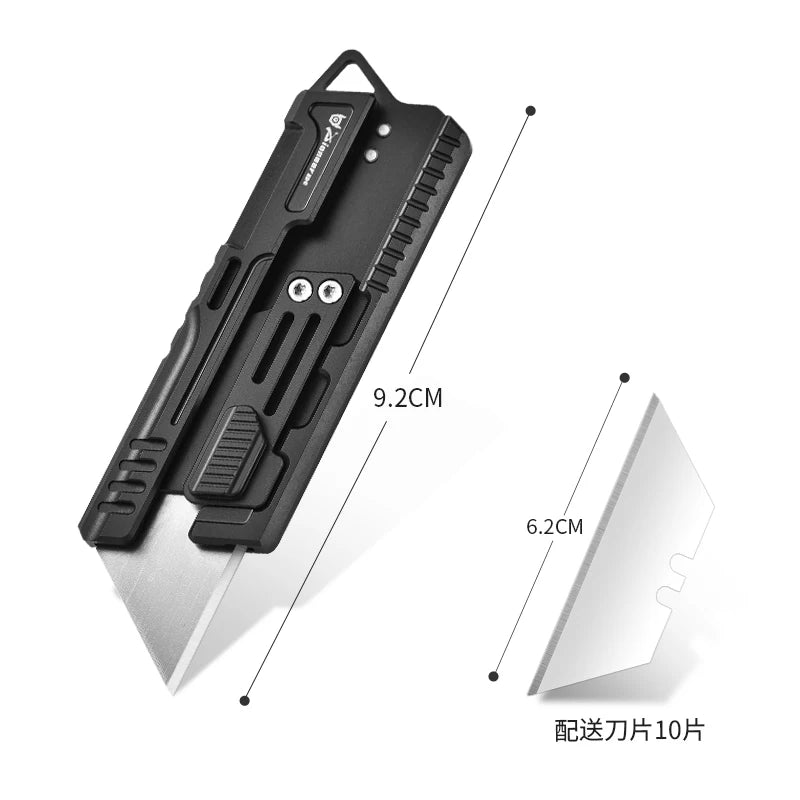 Handmade High-End Portable Outdoor Camping Knives Set New Titanium Alloy Art Knives Survival Tactical Small Utility Knife