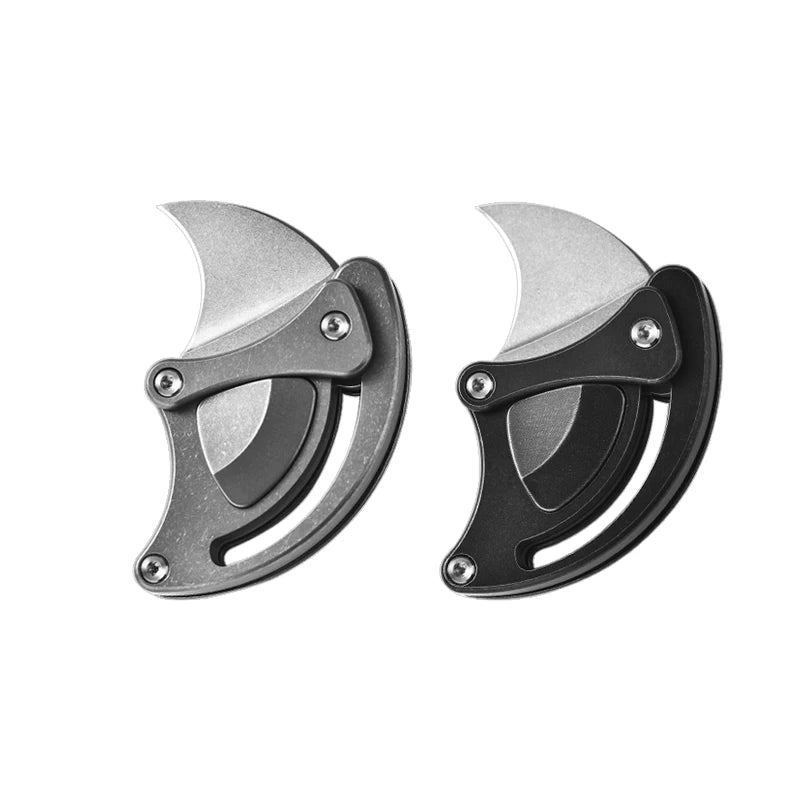PioneerEDC Mini Titanium Alloy Pocket Knife New Design Folding Outdoor Camping Knife for Art & Cutting Small Tactical Knife