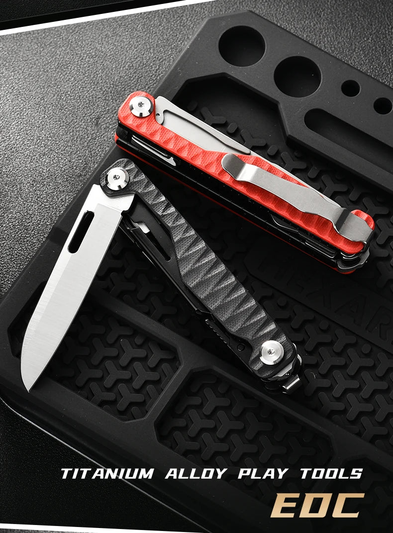 Outdoor DIY OEM G10 Handle Tactical Heavy Duty Camping Portable Defense Multifunctional EDC High Hardness Metal Knife