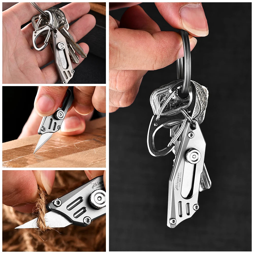 PioneerEDC Small Knife Hot Sale Outdoor Portable Mini EDC Key Accessory Pocket Knife Outdoor EDC Gadgets