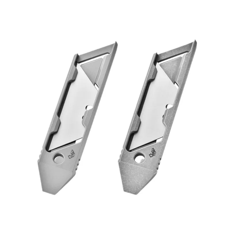 Factory Direct Portable Titanium Knife Protective Pry Bar Express Letter Opener High-End Tactical Art Knife for Outdoor Camping