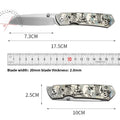 PioneerEDC Gr5 & M390 Titanium Alloy EDC Knife High Hardness Portable Tactical Multifunctional Knife for Survival Outdoor Use