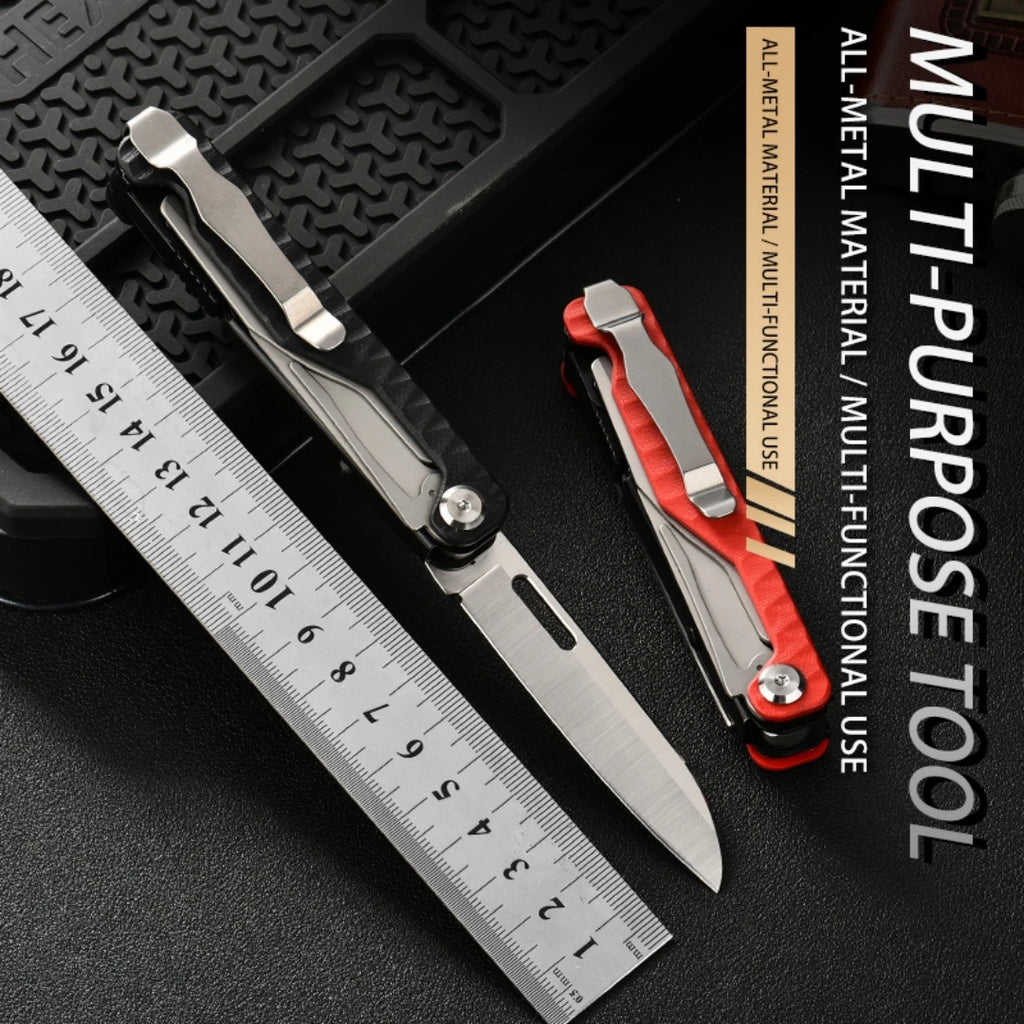 Outdoor DIY OEM G10 Handle Tactical Heavy Duty Camping Portable Defense Multifunctional EDC High Hardness Metal Knife