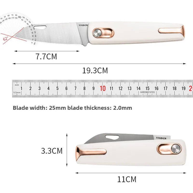 PioneerEDC 14C28N Steel Folding Knife High-end EDC Knives ABS Handle Camping Gear Pocket Knife Easy to Carry Custom OEM