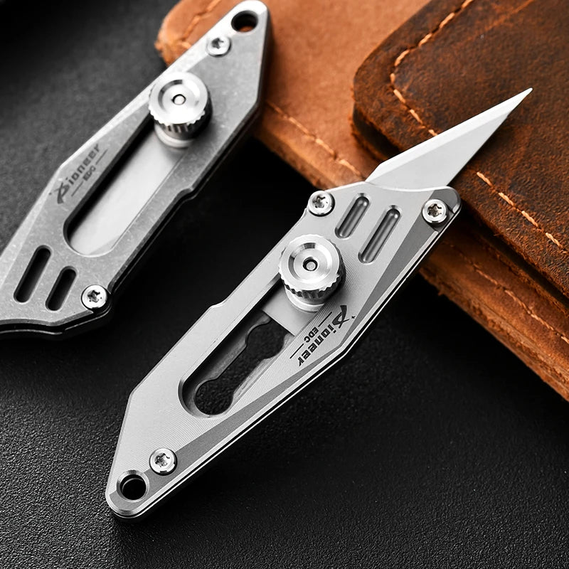 PioneerEDC Small Knife Hot Sale Outdoor Portable Mini EDC Key Accessory Pocket Knife Outdoor EDC Gadgets